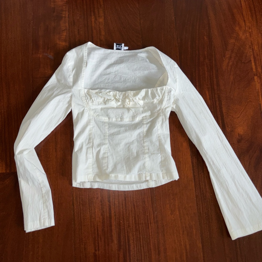 Princess Polly Crisp White Top